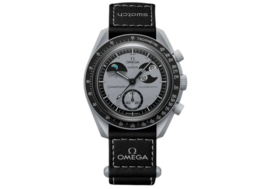 Swatch x Omega Bioceramic Moonswatch Mission to Earthphase Swatch x Omega Bioceramic Moonswatch Mission to Earthphase