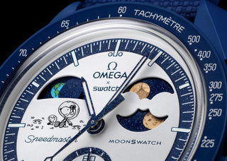 Swatch x Omega Bioceramic Moonswatch Mission to Earthphase Moonshine Gold