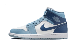 Air Jordan 1 Mid Sail Diffused Blue