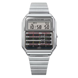 CASIO CA-500 Calculator Watch "Silver" Back To The Future
