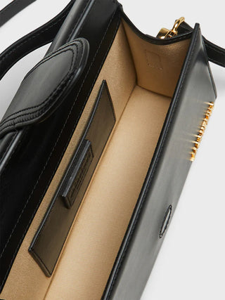 Jacquemus Le Grand Bambino Black Gold Bag