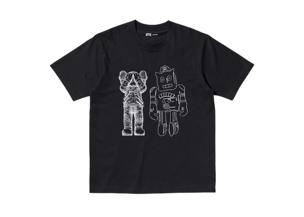 KAWS x Uniqlo Warhol UT Graphic T-shirt Black Robot – SneakCenter