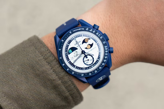 Swatch x Omega Bioceramic Moonswatch Mission to Earthphase Moonshine Gold