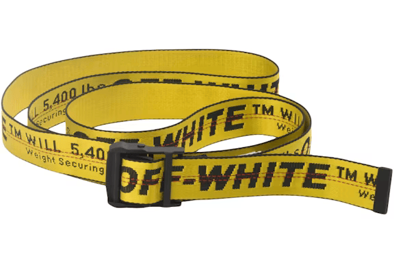OFF-WHITE Industrial Belt Yellow Black – SneakCenter Romania OFF-WHITE Industrial Belt Yellow Black – SneakCenter Romania