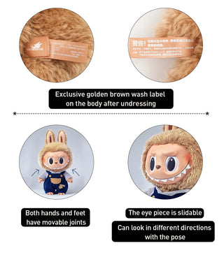 Pop Mart LABUBU Time to Chill Vinyl Plush Doll (40 cm)