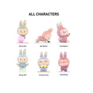Pop Mart Labubu The Monsters Lazy Yoga Series Figures Mystery Box