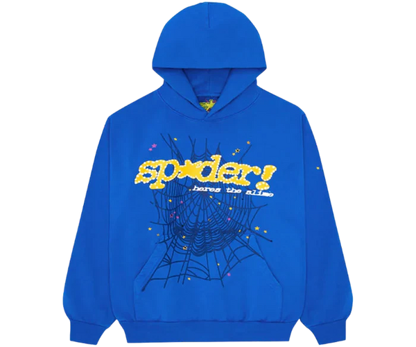 sp5der hoodie 青　Sサイズ Sp5der Hoodie 'TC Blue' – SneakCenter Romania