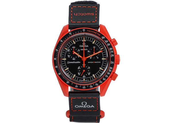 Swatch x Omega Bioceramic Moonswatch Mission On Earth Lava
