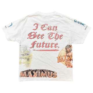 Travis Scott Utopia Circus Maximus See The Future White Tee