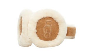 UGG  Sheepskin Embroidery Earmuff Chestnut