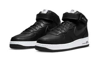 Air Force 1 Mid Stussy All Black - SneakCenter