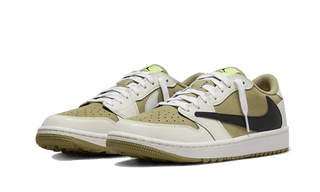 Air Jordan 1 Low Golf Travis Scott Neutral Olive - SneakCenter