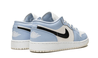 Air Jordan 1 Low Ice Blue Black - SneakCenter