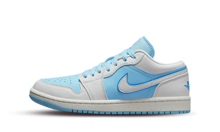 Air Jordan 1 Low SE Reverse Ice Blue (W) - SneakCenter