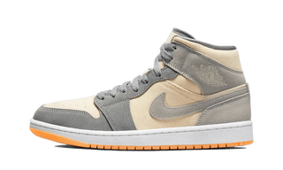 Air Jordan 1 Mid Coconut Milk Particle Grey - SneakCenter