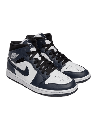 Air Jordan 1 Mid Dark Teal (Armory Navy) - SneakCenter