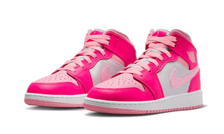 Air Jordan 1 Mid Fierce Pink (GS) - SneakCenter