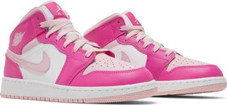 Air Jordan 1 Mid Fierce Pink (GS) - SneakCenter