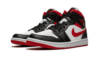 Air Jordan 1 Mid Gym Red Black White - SneakCenter