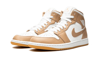 Air Jordan 1 Mid Hemp Tan Gum - SneakCenter