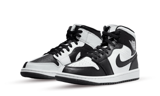 Air Jordan 1 Mid Invert Black White (W) - SneakCenter