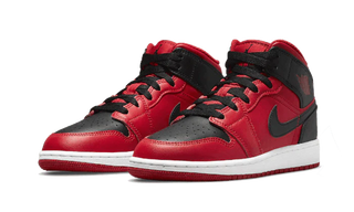 Air Jordan 1 Mid Reverse Bred GS - SneakCenter