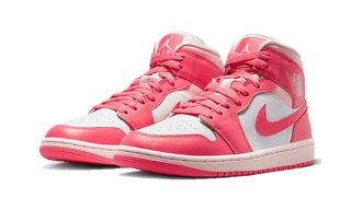 Air Jordan 1 Mid Strawberries And Cream - SneakCenter