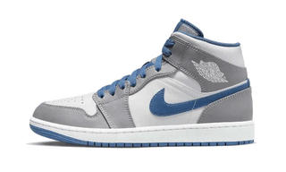 Air Jordan 1 Mid True Blue - SneakCenter