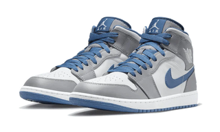 Air Jordan 1 Mid True Blue - SneakCenter