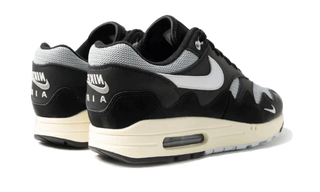 Air Max 1 Patta Waves Metallic Silver White Black - SneakCenter