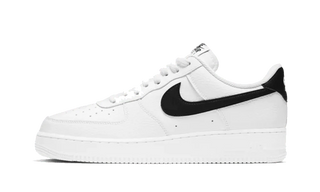 Nike Air Force 1 Low 07 White Black Pebbled Leather - SneakCenter