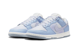 Nike Dunk Low White Blue Airbrush - SneakCenter