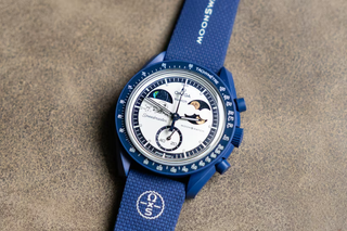 Swatch x Omega Bioceramic Moonswatch Mission to Earthphase Moonshine Gold